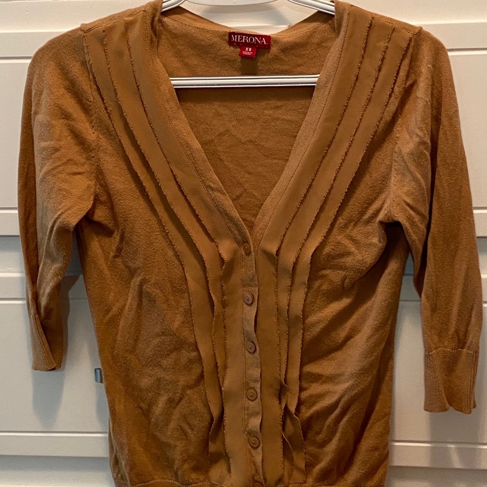 Brown Cardigan by Merona. Size XS
